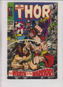 Thor #152 FN stan lee - jack kirby - ulik the troll - origin of the inhumans
