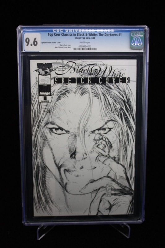 Top Cow Classics in Black & White: The Darkness #1 - Sketch Cover (CGC 9.6) 2000