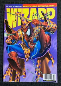 1995 WIZARD Magazine #50 FN+ 6.5 Spiderman Cover / Todd McFarlane