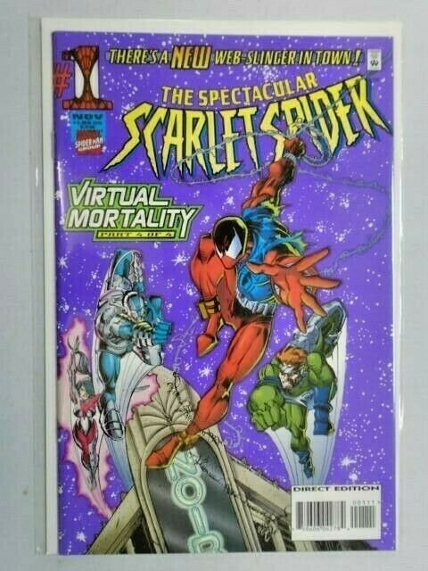 Spectacular Scarlet Spider #1 Virtual Mortality 8.0 VF (1995) 