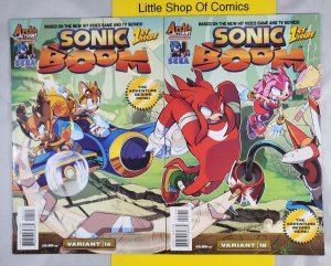 Sonic Boom #1 Connecting Covers A B C D 2014 Archie Comics