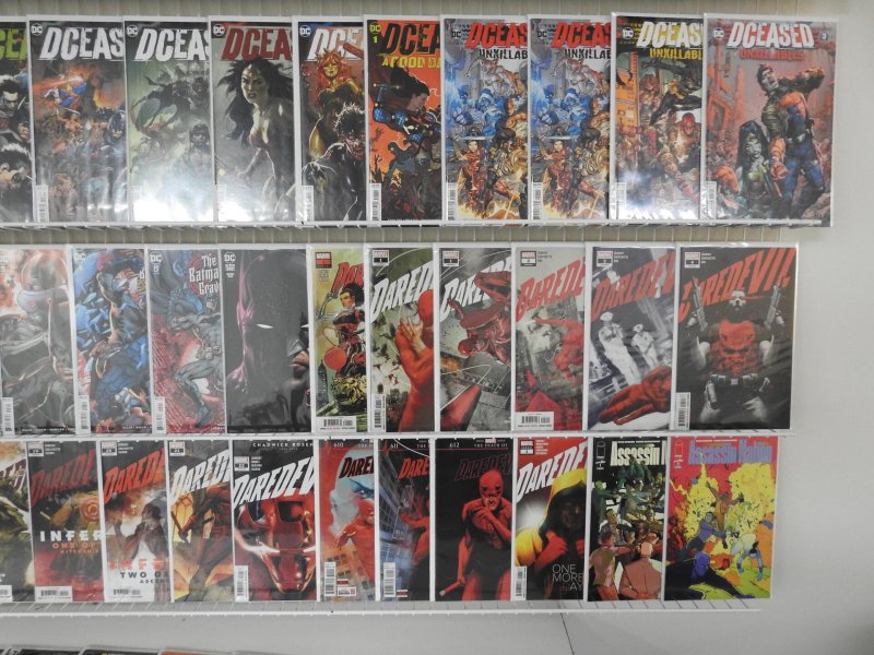 Huge Lot 120+ Comics W/Batman, DCeased, Daredevil, +More! Avg VF+ Condition!