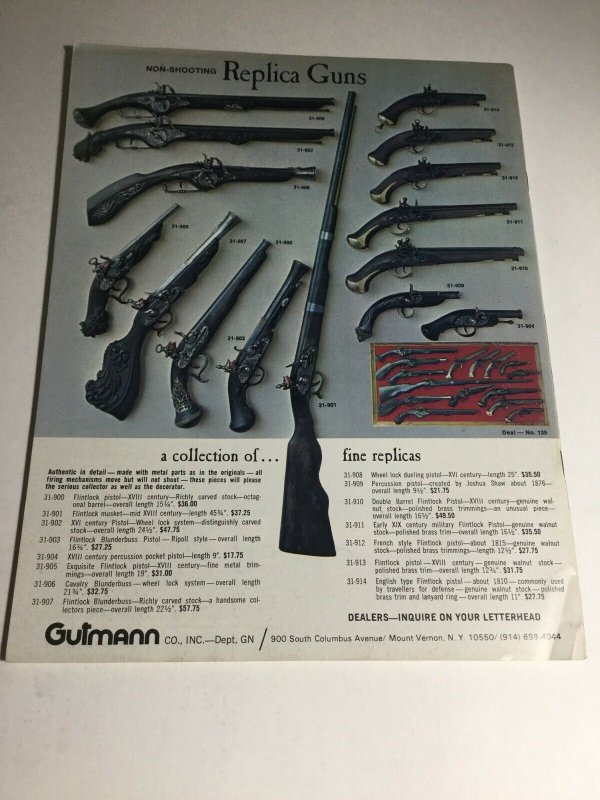 Guns Finest In The Firearms Field November 1973 Vf Very Fine 8.0 Magazine