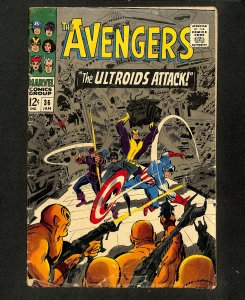 Avengers #36 Ultroids Attack! Black Widow!