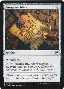 Magic the Gathering: Adventures in the Forgotten Realms- Dungeon Map