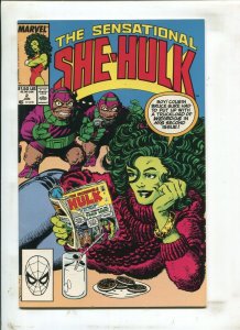 The Sensational She-Hulk #2 -DE - Attack of The Terrible Toad Men (8.5) 1989