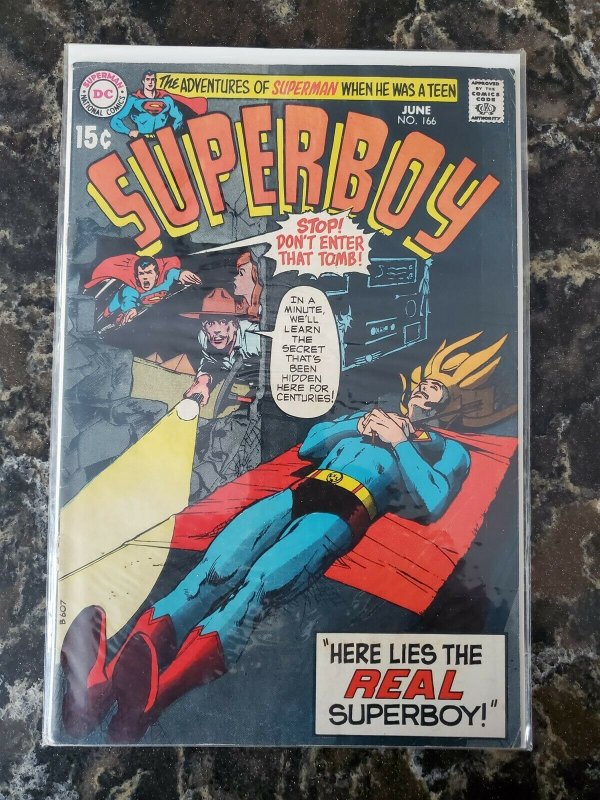 Superboy #166 (1970, DC) FN