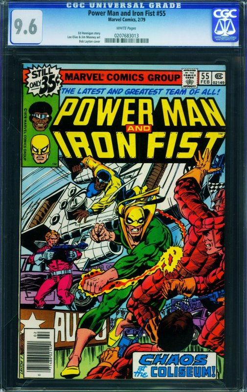 POWER MAN AND IRON FIST #55 1979- CGC GRADED 9.6 WHITE PAGES 0207683013 