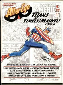 Alter Ego #13 2002- Timely Comics- Avengers- Golden Age G/VG