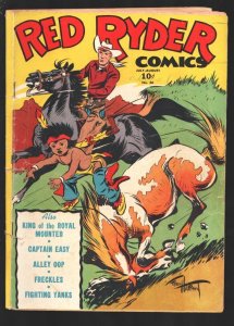 Red Ryder #26 1945-Dell-Fred Harmon art-King of the Royal Mounted, Captain Ea...