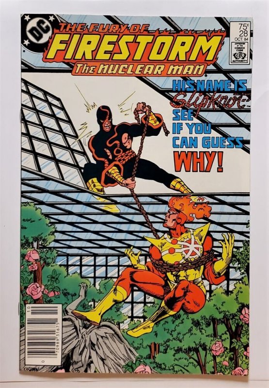 The Fury of Firestorm #28 (Oct 1984, DC) Newsstand copy VF  