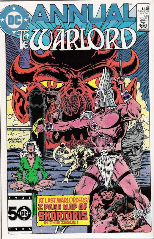 Warlord (DC) Annual #4 VF/NM; DC | save on shipping - details inside