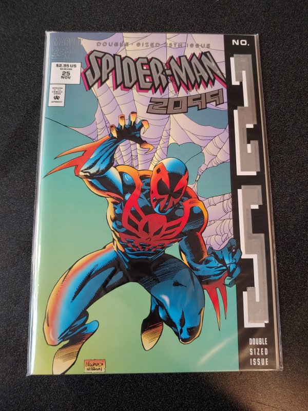 SPIDER-MAN 2099 #25 SILVER FOIL COVER