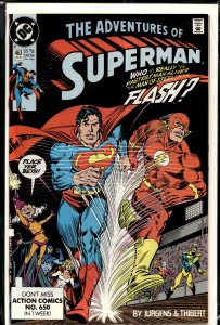 Adventures of Superman #463 (1990) Superman