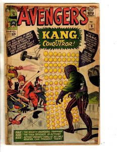 Avengers # 8 GD Marvel Comic Book Kang Iron Man Hulk Thor Captain America RH3