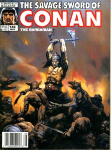 Savage Sword of Conan #148 Marvel Comics 1988 VF