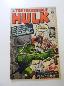 The Incredible Hulk #5 (1963) FR/GD condition 4 cumulative spine split