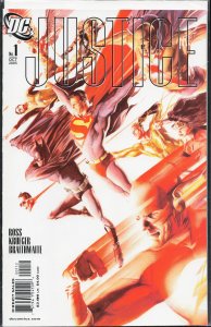 Justice #1 Second Print Cover (2005) Justice League