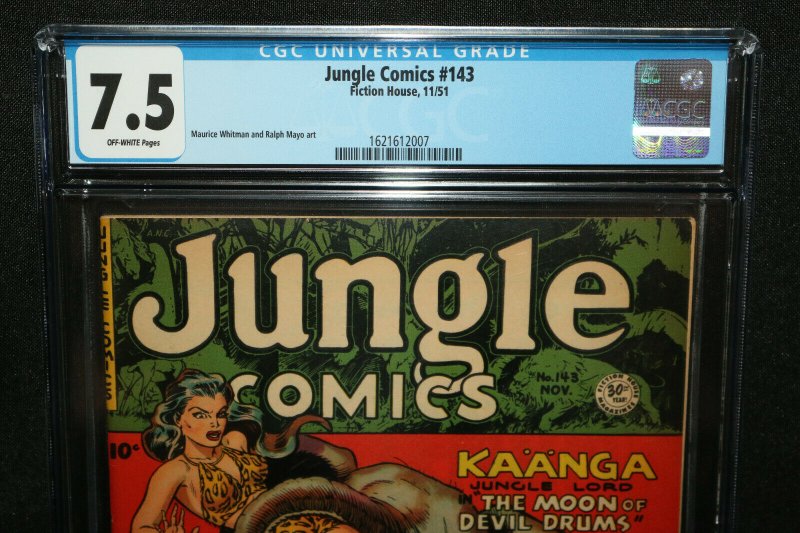 Jungle Comics #143 - Ka'a'nga Jungle Lord Devil Drums - CGC Grade 7...