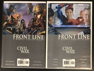 Front Line Civil War #1-11 Complete Run Captain America Spider-Man Iron Man