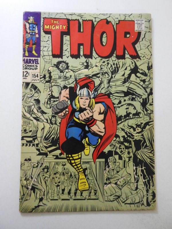 Thor #154 (1968) GD/VG Condition moisture stains