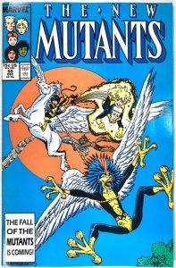 NEW MUTANTS Comic Issue 58 — Registration Card Insert 1987 Marvel Universe VF+