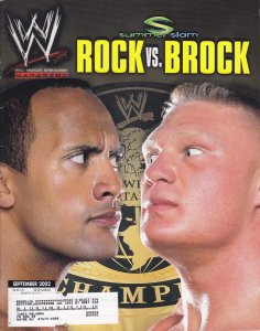 WWF Magazine (Vol. 21) #9 FN ; WWEI | September The Rock Dwayne Johnson Poster