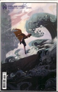 Robin 2021 Annual Crystal Kung Cardstock Variant Cover (2021) Robin