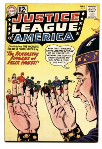 JUSTICE LEAGUE OF AMERICA #10-SUPERMAN-BATMAN-FLASH-WONDER WOMAN-1962 FN