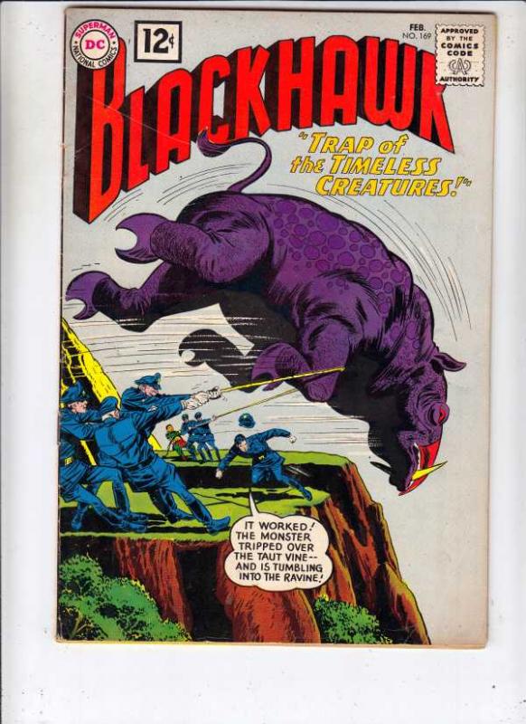 Blackhawk #169 (Feb-62) FN/VF+ High-Grade Black Hawk, Chop Chop, Olaf, Pierre...