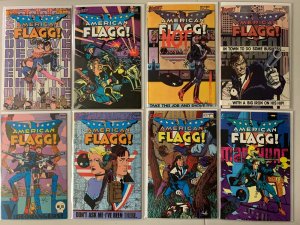 American Flagg First Comics lot #5-50 last issue 18 diff avg 7.0 (1984-88)