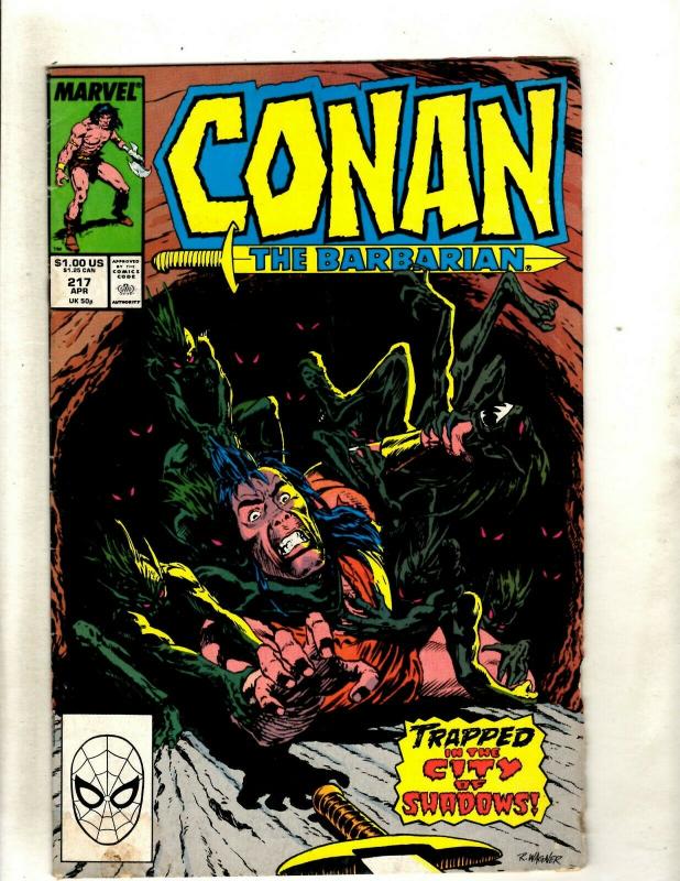 12 Conan Marvel Comic Books #217 218 220 221 222 225 243 246 248 249 250 J369