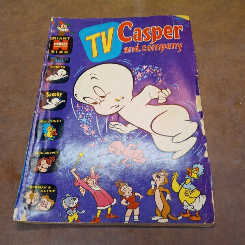 TV CASPER AND COMPANY #26 Harvey Giant Size Comics 1970 - The Friendly Ghost