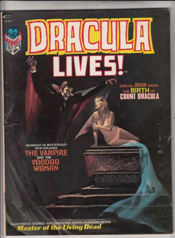 Dracula Lives #2 (Feb-73) VF+ High-Grade Dracula