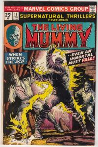 Supernatural Thrillers #11 (Feb-75) VF/NM High-Grade The Mummy