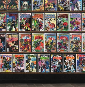 Huge Lot 140+ Comics with Nomad, Ninjak, Nova, Nightstalkers & More!