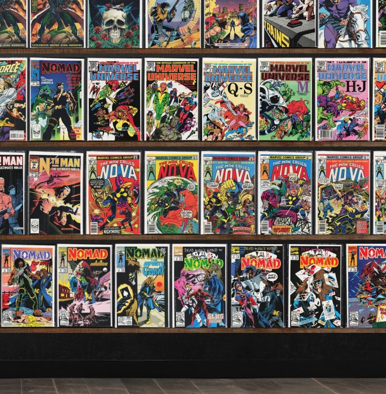 Huge Lot 140+ Comics with Nomad, Ninjak, Nova, Nightstalkers & More!