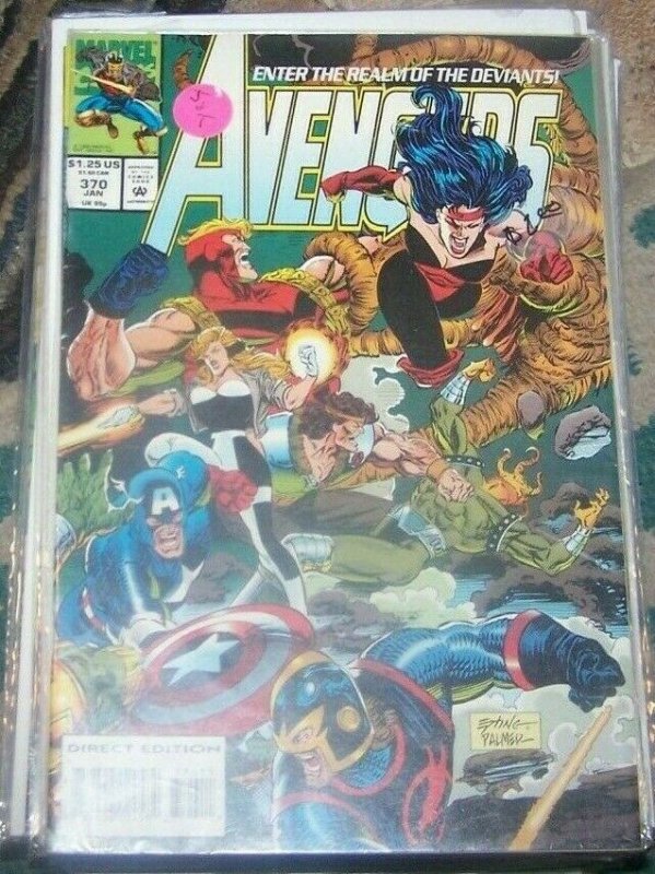 Avengers # 370 1994 marvel  eternals deviants sersi movie  black knight captain 