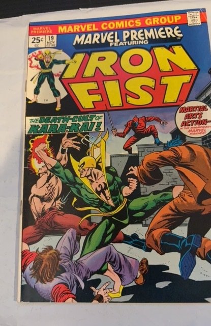 Marvel Premiere #19 (1974) The Death Cult vs Ironfist