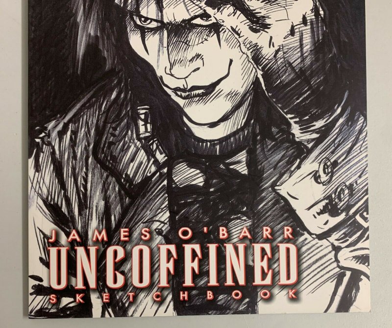 James O'Barr Uncoffined Sketch Book Papeback Signed 