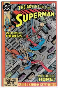 Adventures of Superman #472 Direct Edition (1990)