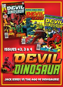 DEVIL DINOSAUR #2, 3, 4 (1978) 8.0 VF  Jack Kirby In the Age of Dinosaurs!
