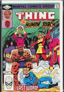 Marvel Two-in-One #89 (1982) The Thing