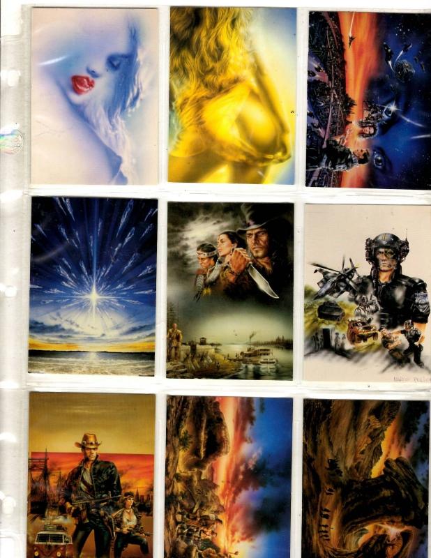 Lot Of 90 Forbidden Universe Trading Cards 1994 Luis Royo Sci Fi Art J339