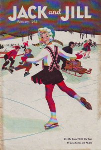 Jack And Jill (vol. 7) #4 GD ; Curtis | low grade comic February 1945 Ice Skatin