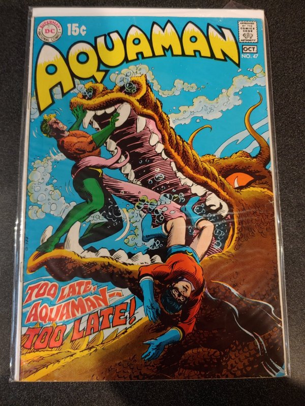 AQUAMAN #47 DC SILVER AGE CLASSIC F+