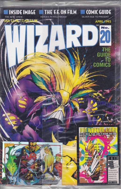 Wizard: The Comics Magazine #20 (with card) VF/NM ; Wizard | Sam Kieth Maxx