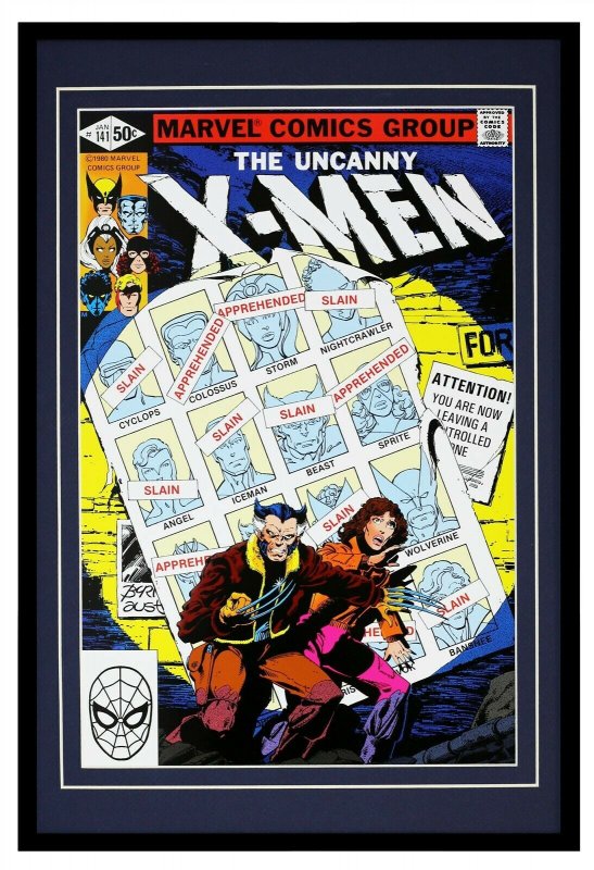 Uncanny X-Men #141 Days Of Future Past Framed 12x18 Official Repro Cover Display 