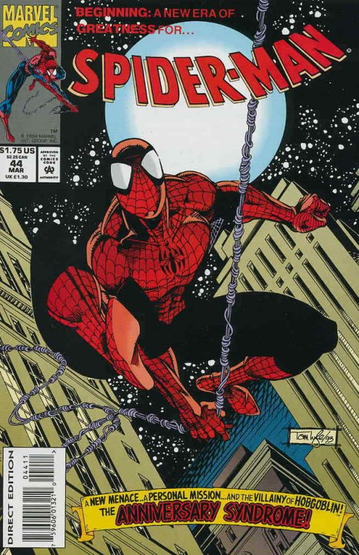 Spider-Man #44 FN; Marvel | save on shipping - details inside