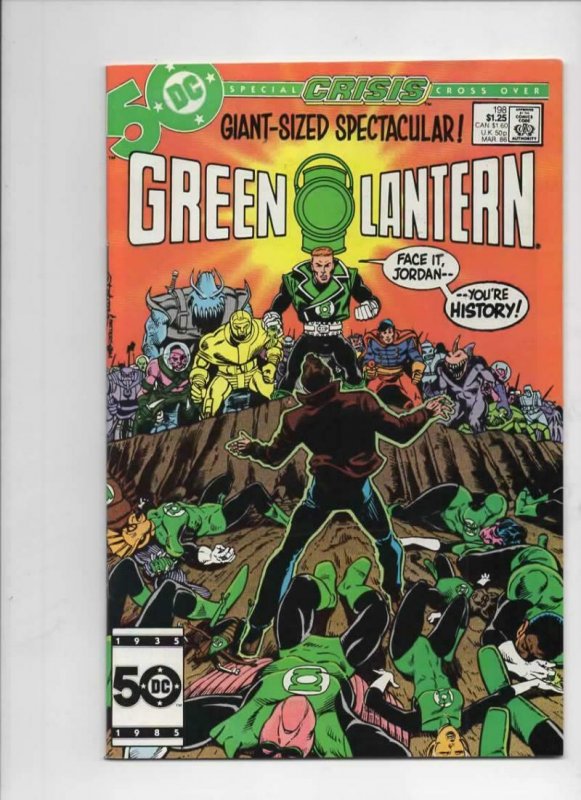 GREEN LANTERN #198, VF+, Crisis, Giant Size, 1960 1985 more in store